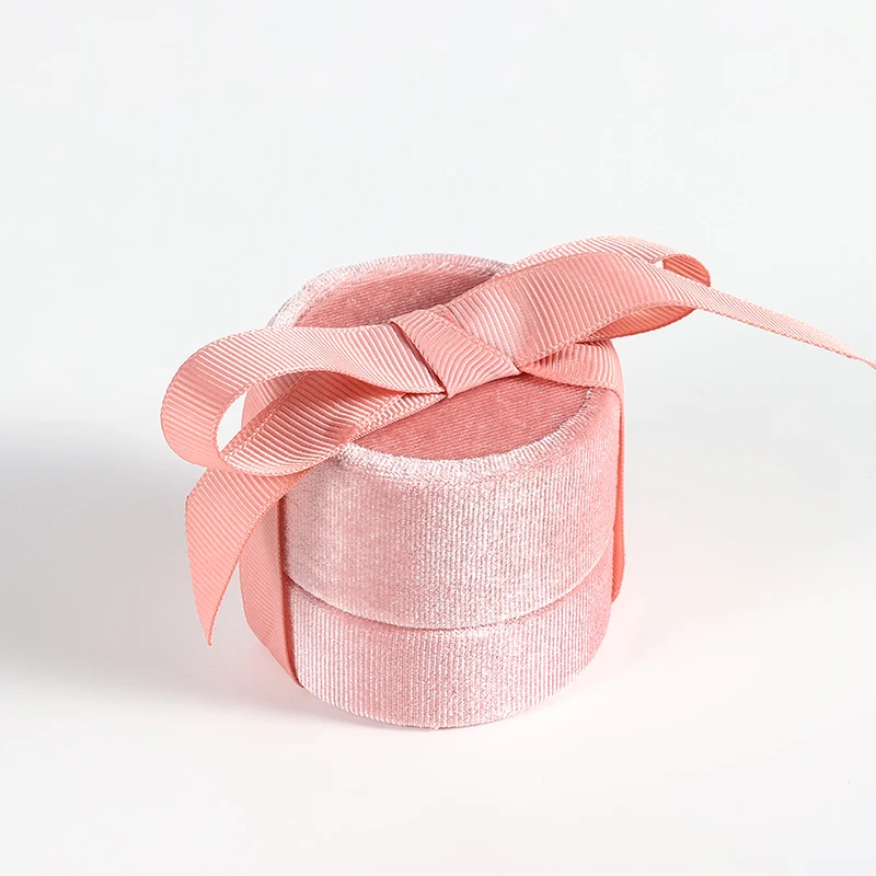 Wholesale Mini Jewellery Case Portable Ring Earring Necklace Storage Organizer Custom Pu Leather Small Jewelry Box for wedding