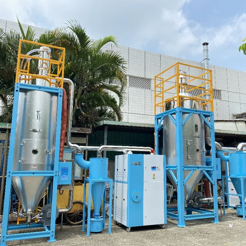 2 in 1 Honeycomb Dehumidifier for PA PC PBT PET Plastic Material drying and dehumidifying with dust collcet