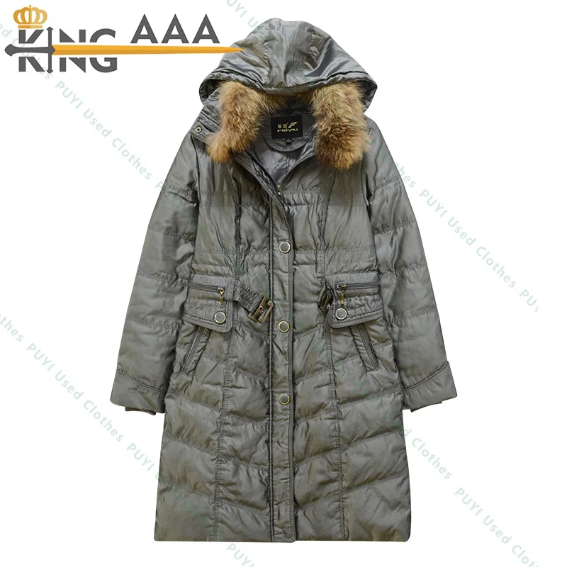 New Winter women jacket branded clothes bale used clothes bundle 45kg thick clothing