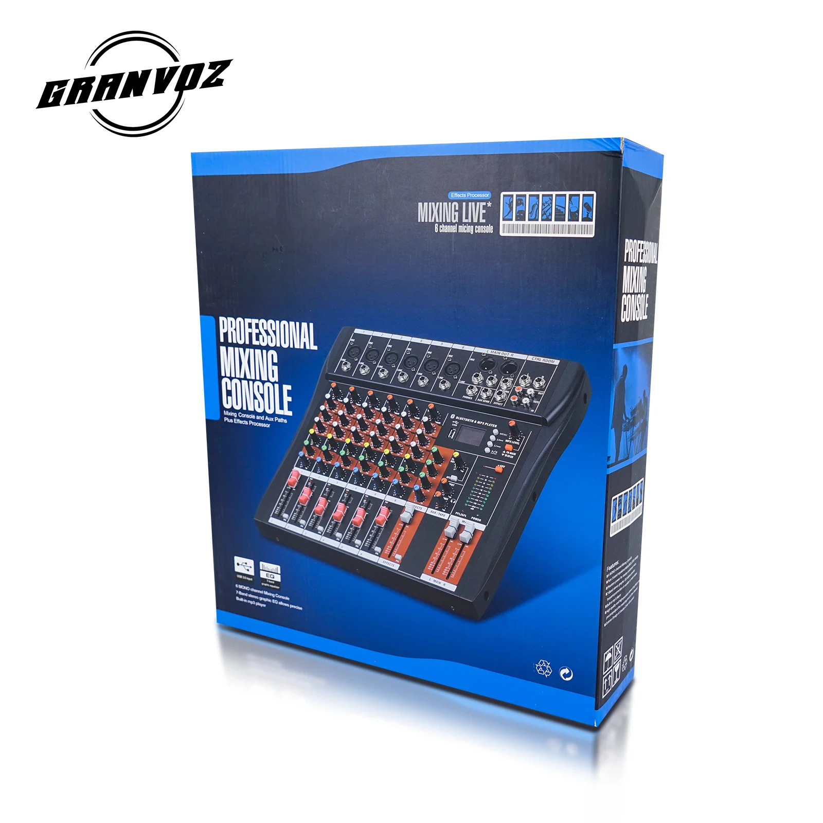 Миксер аудио mcmyk 12 шанал dj cd-проигрыватель и смеситель gax-4s миксер