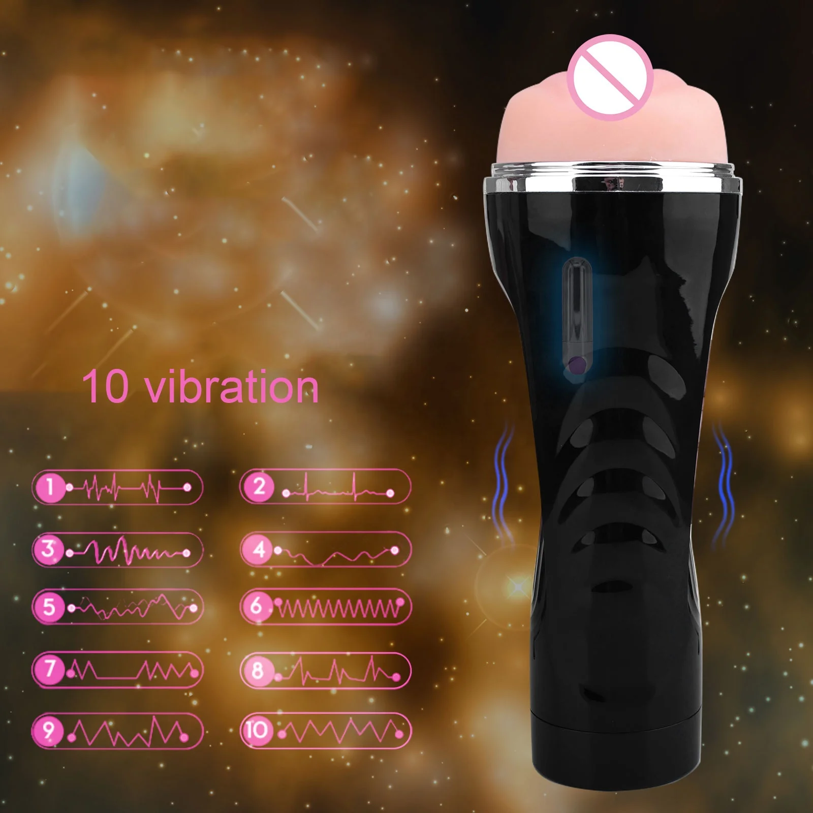 10 Models Vibrator Masturbation Cup Oral Sex Cup Erotic Silicone Sex Toys For Men Masturbating Pussy