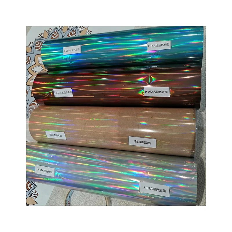 Multi color letter hot stamping foils toner foils laser printer foils gold reflective material for reactive leather fabrics