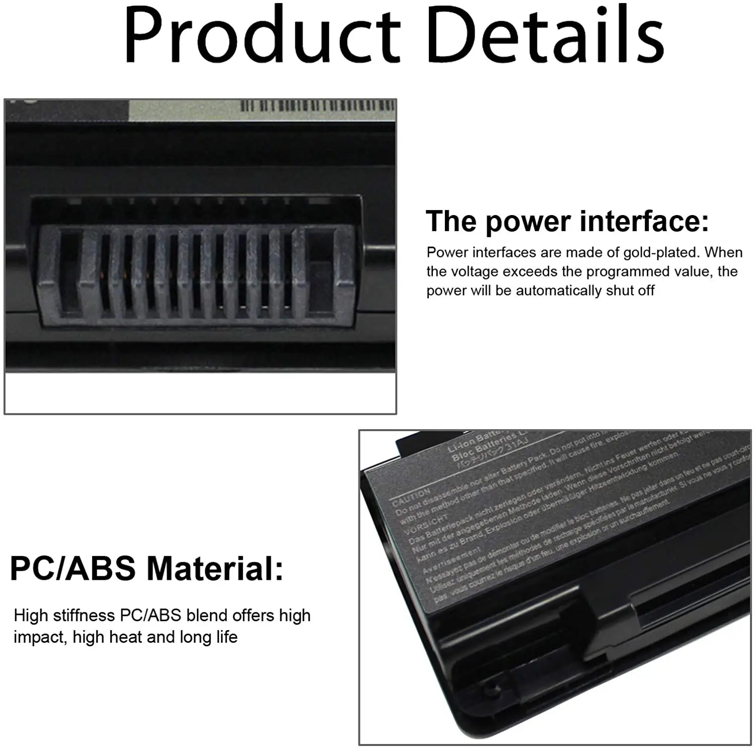New Replacement PA5024U-1BRS Battery for Toshiba Laptop Battery Satellite A5023U-1BRS PA5025U-1BRS PA5026U-1BRS PA5027U-1BRS