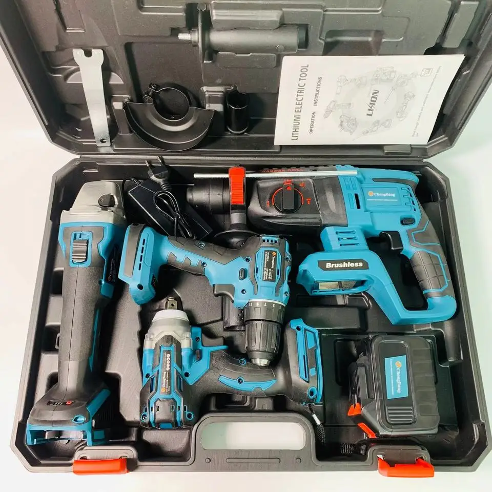 Cordless Power Drill Set 21V 25v Electric Drill with Fast Charger  Electric screwdriver Torque Setting Power