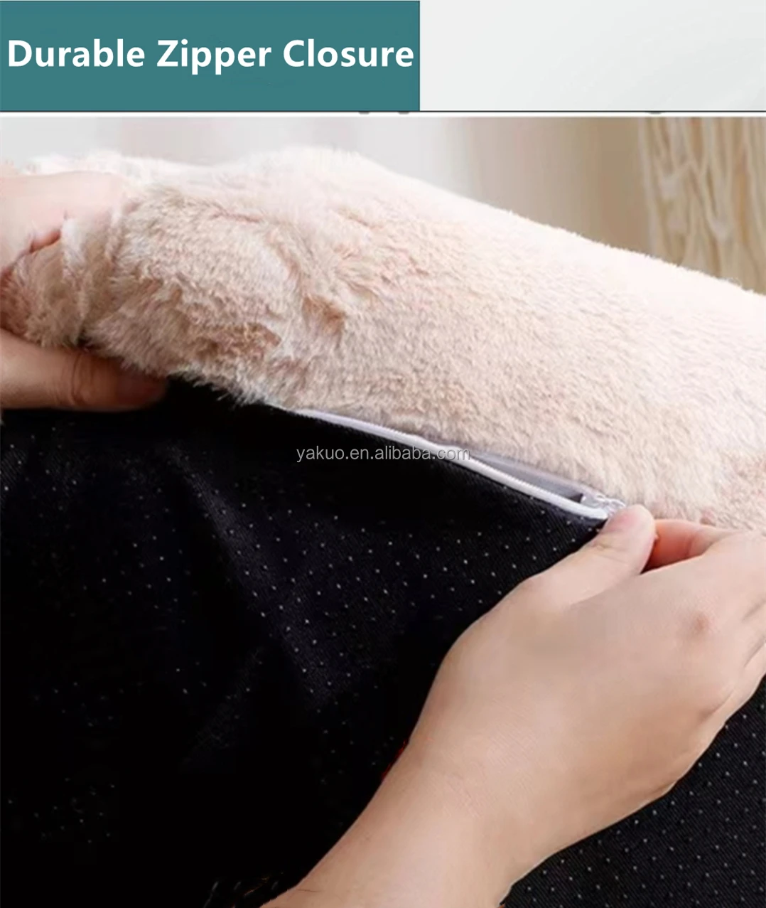 Pet Dog Cat Sofa Bed with Orthopedic Egg Crate Foam Washable Pet Cat Sofa Bed Cushion