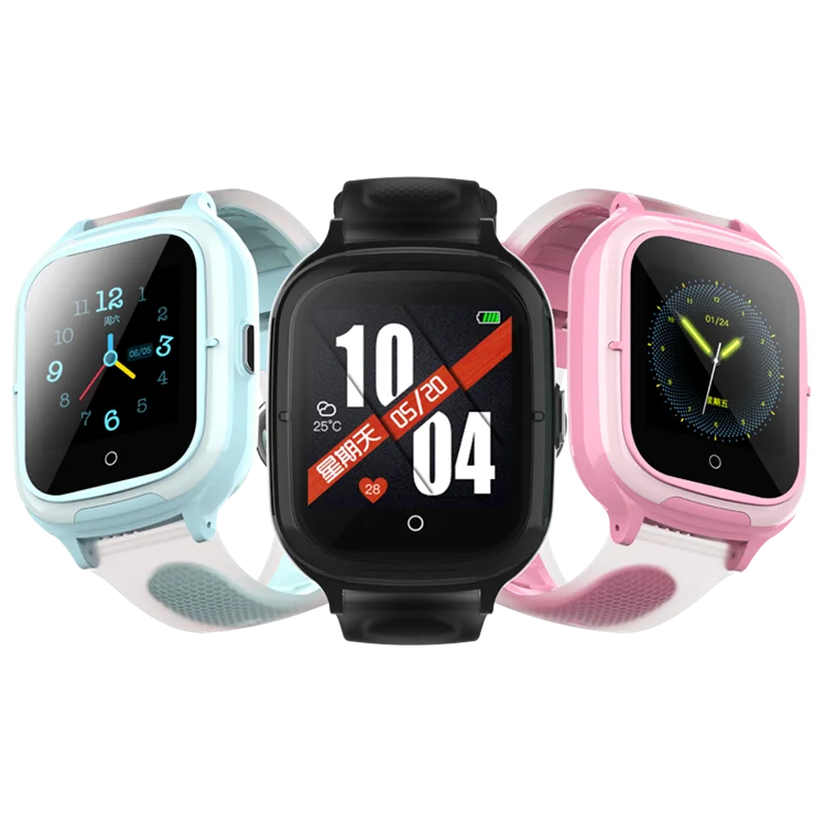 Latest Df55 1.4Inch 4G Nano Sim Card Hd Video Call Ip67 Safe Gps Wifi Lbs Sos Music Kids Smart Watch