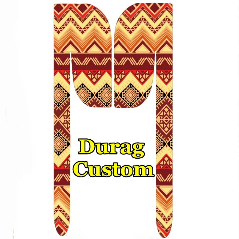 
Wholesale Velvet Custom Durags Designer Durags For Men Silky Satin African print Durags custom logo  (1600251401962)