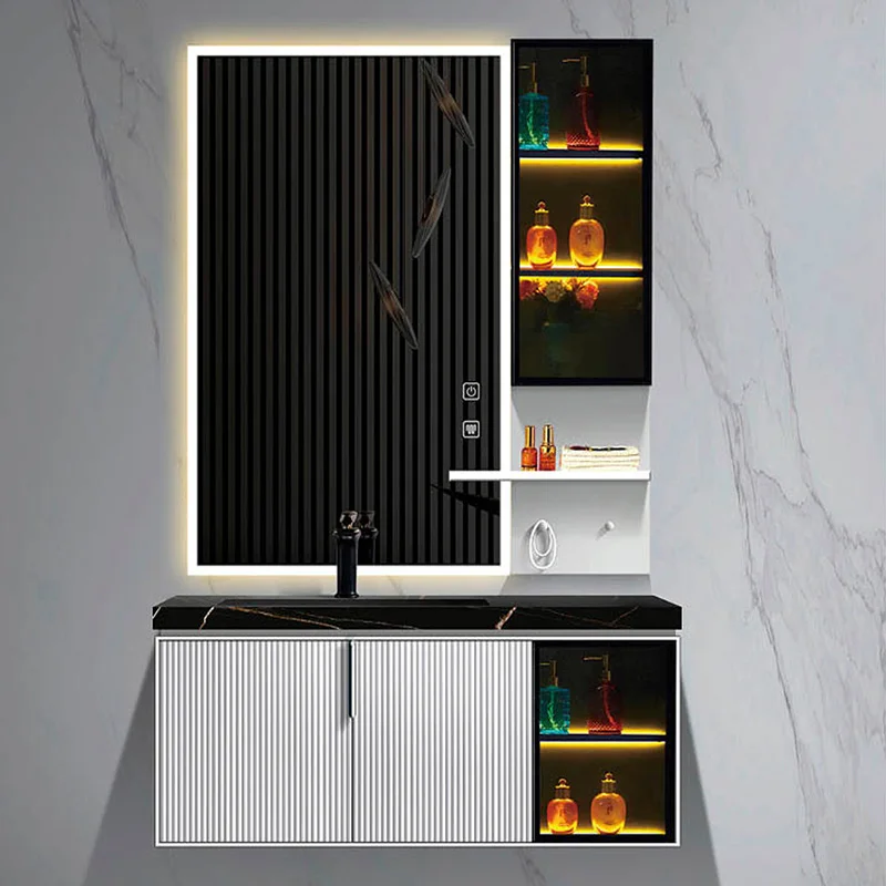 Hanging Cabinet Vanity Luxury Bathroom Furniture Factory Direct With Sink hotel bathroom vanity