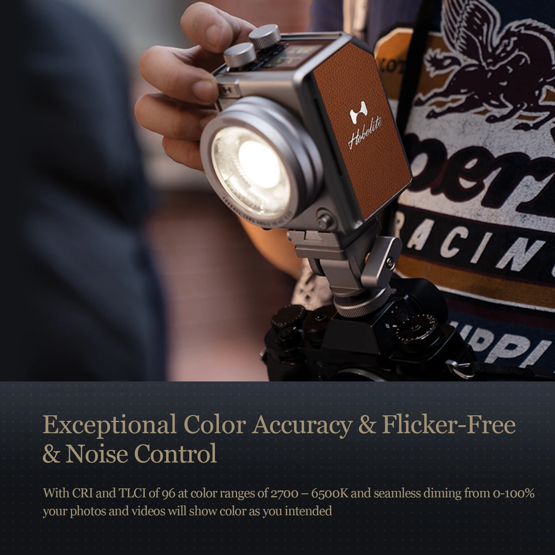 HOBOLITE Professional Video Studio Lights Portable Photography Lighting Equipment