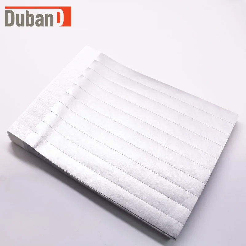Disposable Tyvek Paper Wristbands for Asusement Park and Other Theme Parks Which are Waterproof and Accurate Identification
