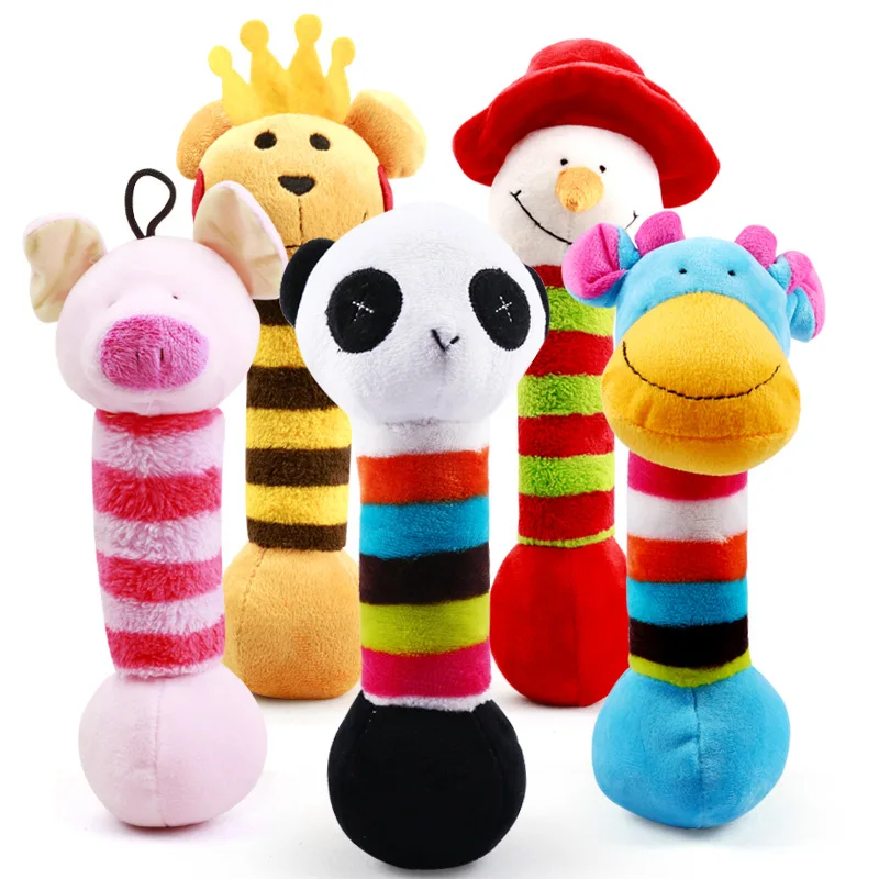 Pet plush bite-resistant vocal toys interactive fun pet molars radish cotton rope toys pet dog chewing molars