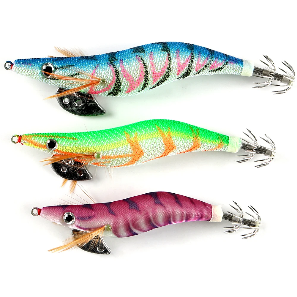 Wholesale Squid Jig Hooks Luminous Squid Jigs Hard Fishing Lures Saltwater Squid Jig Lures Bait