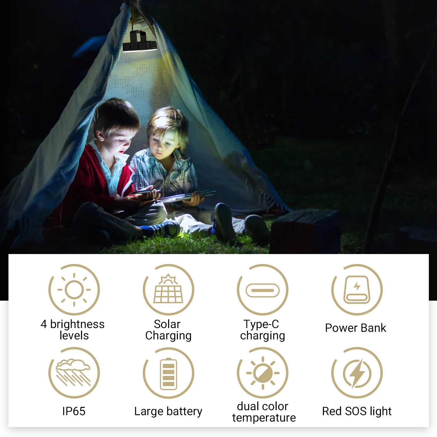 Manufacturer Outdoor Led Camping Lantern Work Light Emergency Camping Outdoor Light