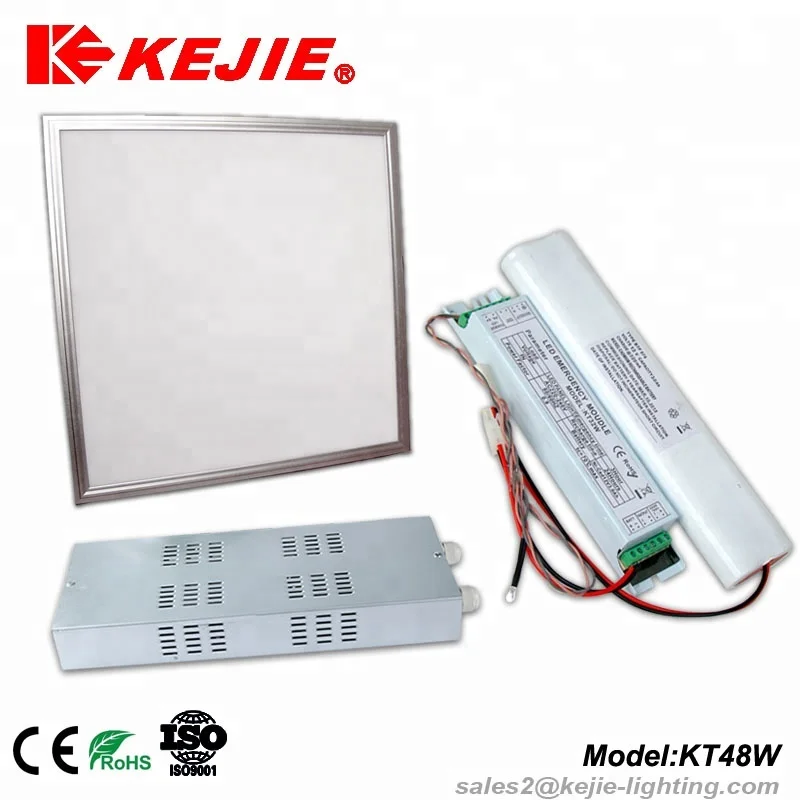 Kejie Dc Output 3-90V Battery Backup Emergency Conversion Kit 36W Panel Light Led