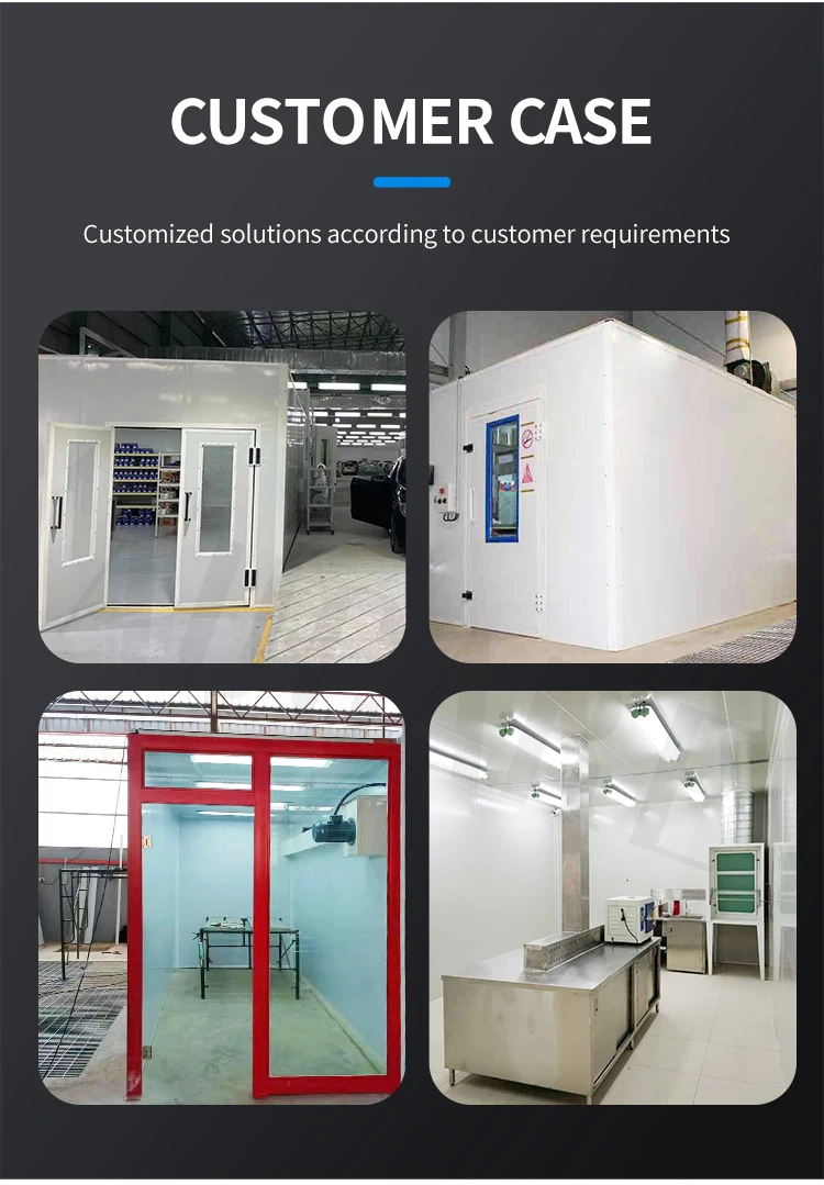 High Quality Raw Materials Paint Mixing Room for Sale Paint Mixing Room with Exhaust fan Paint Color Changing Room Heater