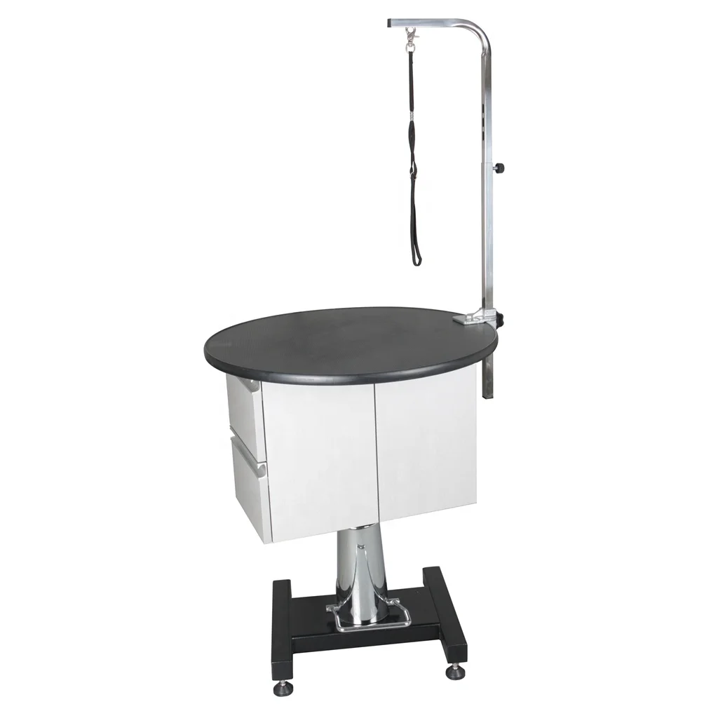 Гидравлический стол для ухода за домашними животными оптовая продажа Круглый подъемный собак с корпусом новый дизайн