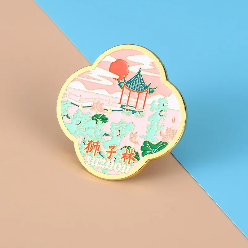 Country City Soft Enamel Metal Anime Fridge Magnet Customised Tourist Souvenir Refrigerator Magnet 3d Cities Fridge Magnet