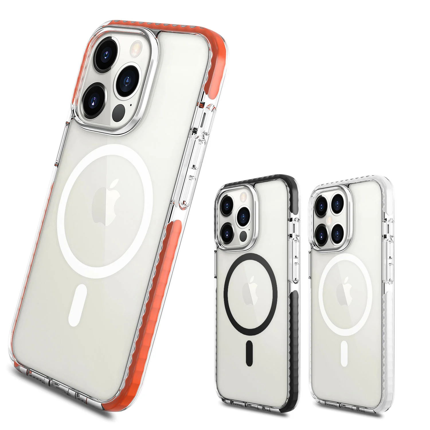 Beelan GRS certified Clear Transparent Magnetic Case for iPhone 14 pro max Shockproof impact  for iPhone 14  13 12 magsafes case
