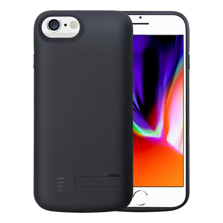 Hot Sale 4.7in Single USB Black Portable Phone Battery Charger Case For IPhone 6s