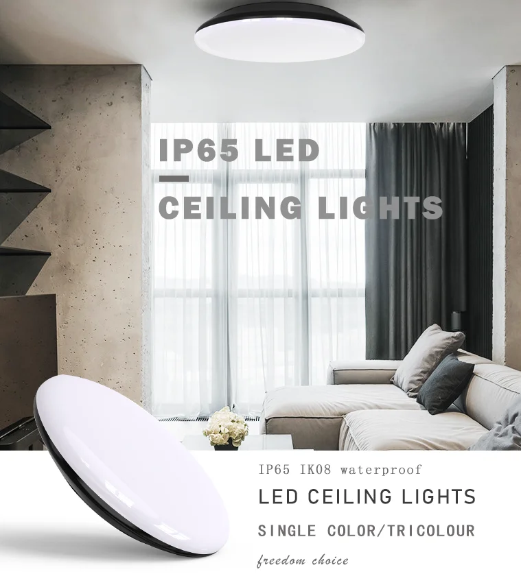 IP65 IK08 светодиодные потолочные светильники, минимализм, декоративный 2835 шариковый светодиодный светильник для дома, потолочная лампа