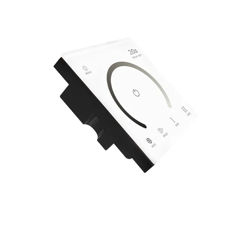 led dimmer wall mounted touch panel 12V 24V 4A 288W smd2835 led dimmer switch single color brightness strip controller