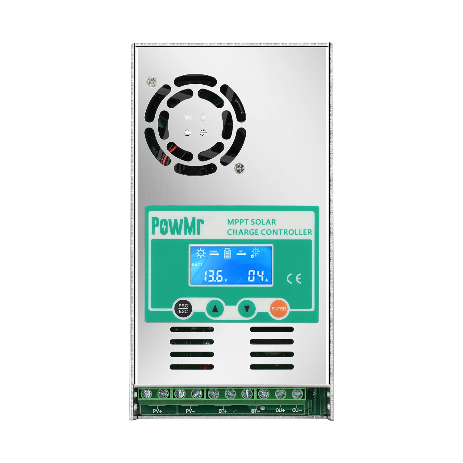 PowMr MPPT 60A 160V 2800W PV utilization to 99%  Automatic Switch and Built-in DSP MPPT Solar Charge Controller