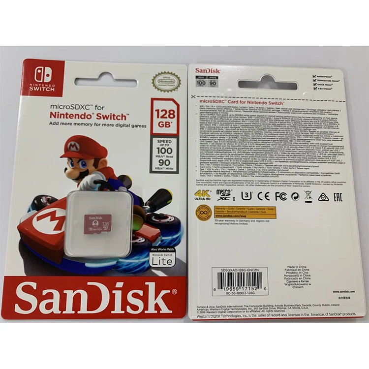  SDSQXAO-128G-GNCZN TF для Nintendo Switch