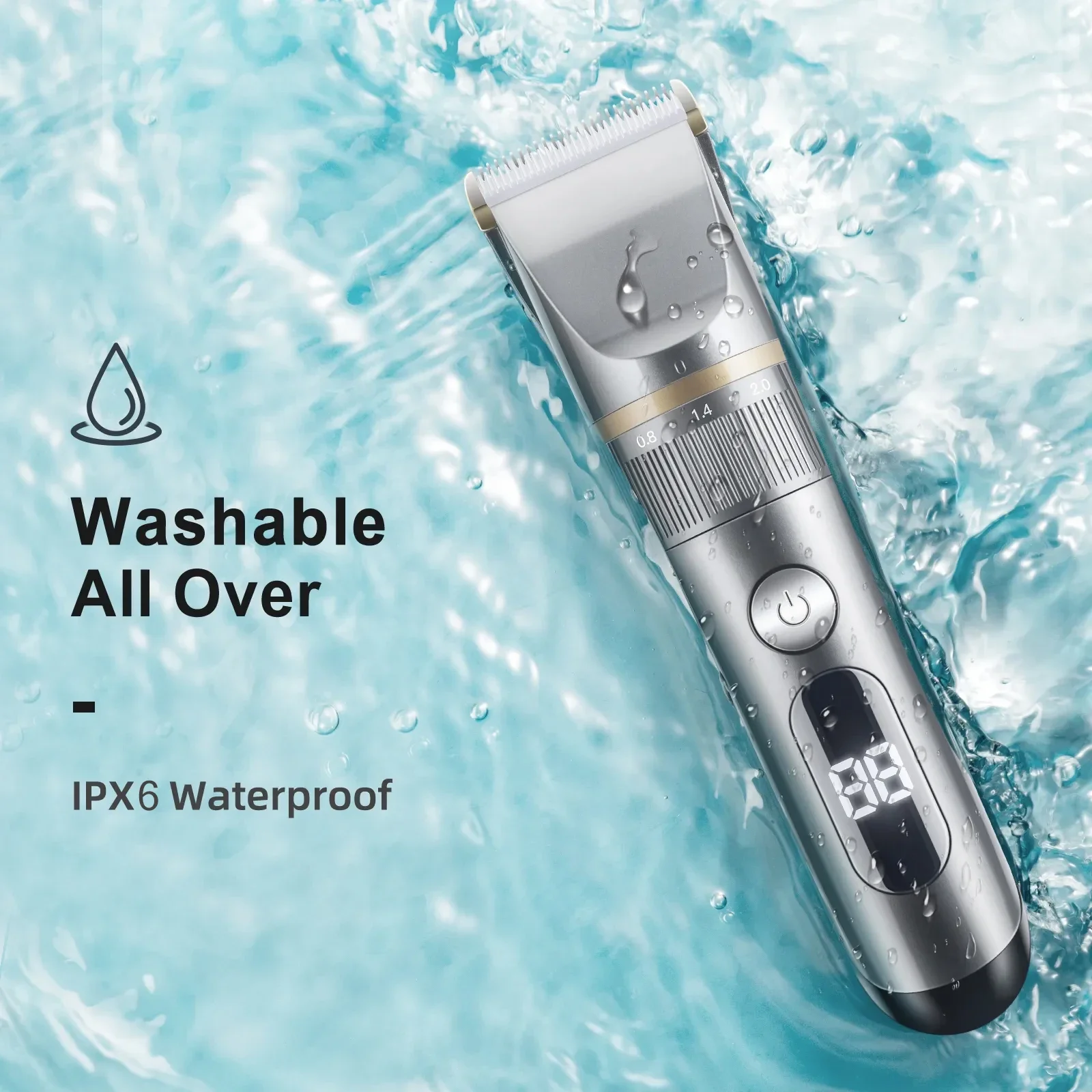 2023New Hair Cutting Machine Professional Beard Trimmer Electric Shaver for Adult Body Hair Shaving Machine Safety Razor Clipper