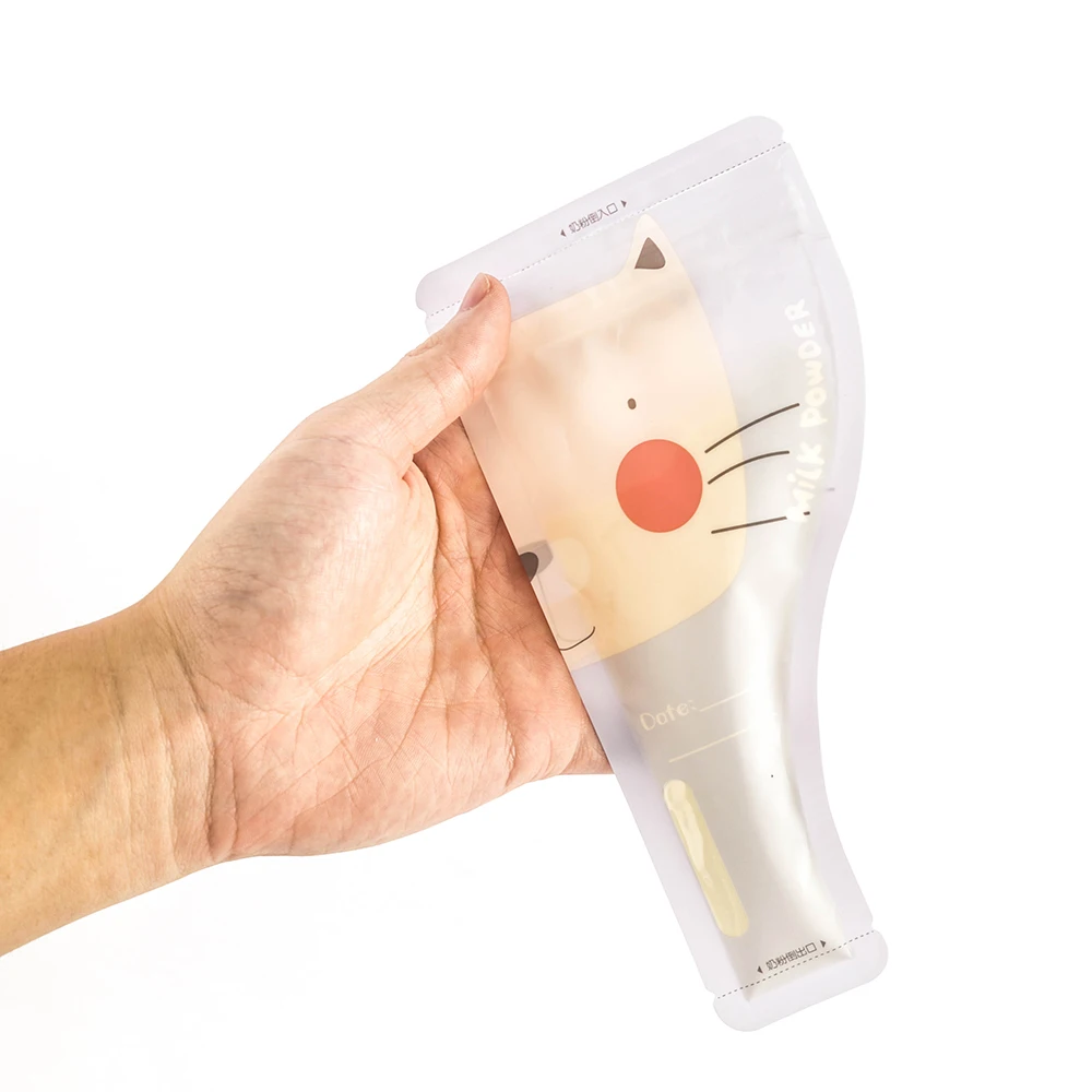 Custom Portable Gravure Printing Powdered Storage Plastic Package Zipper Bag Milk Powder Storage Bag Easy Tear Bags