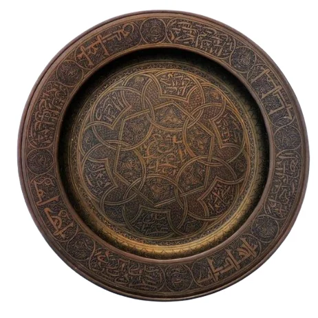 Handmade Decorative Engraved Design Border Tableware Charger Plate Hotel Superior Quality Fruit Serving Charger Plates