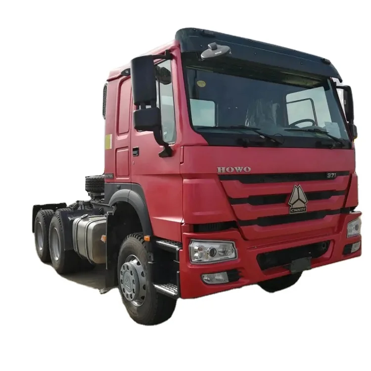 
HW19710 Gearbox Manual Transmission 6x4 Used HOWO Tractor Head Trucks For Sale 