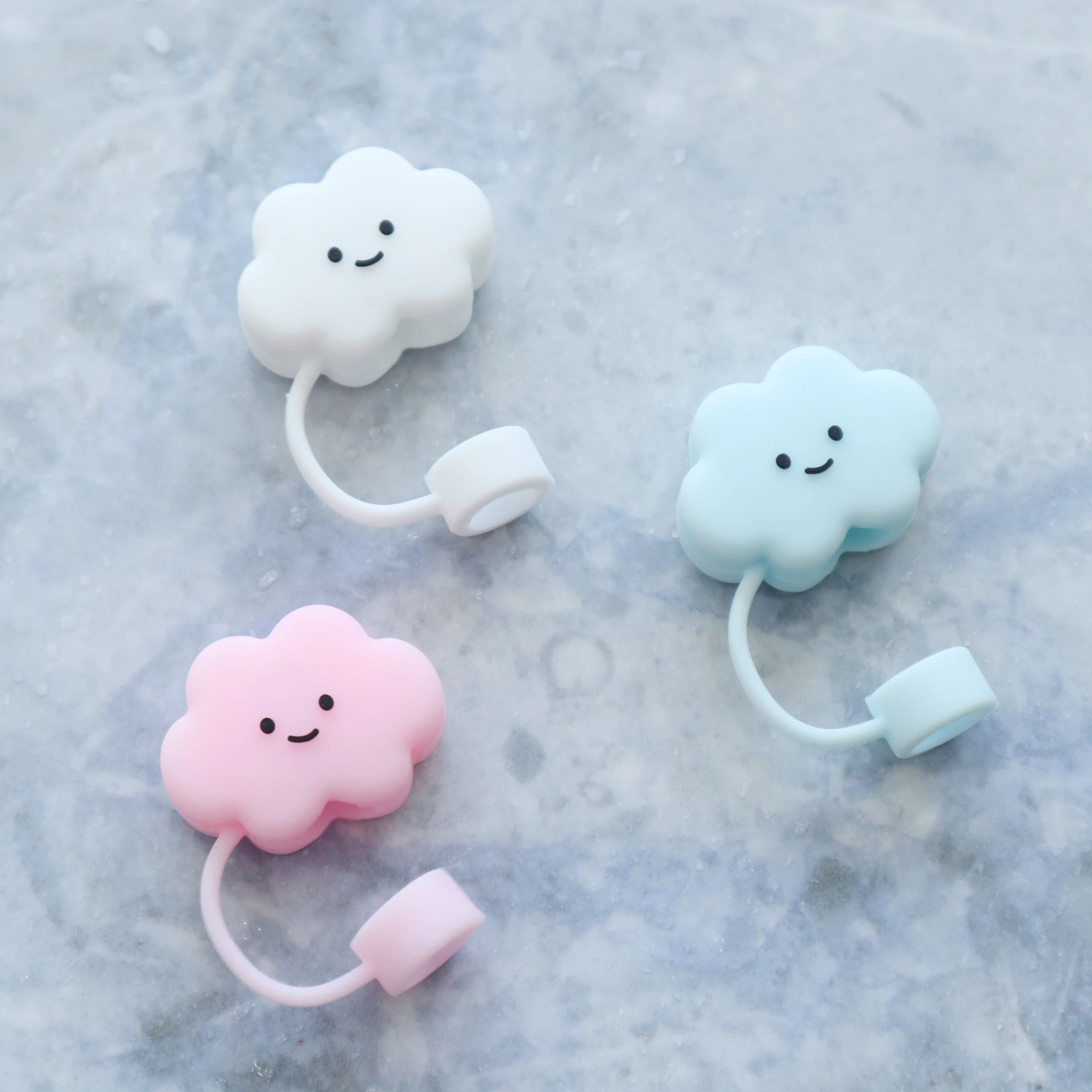 National Logo Straw Cap Set Compatible Cups Fits 10mm Straws Nature Cap Reusable Silicone Straw Cover