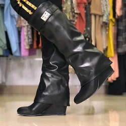 women  suede high height winter women shoes wedge sexy lady boots