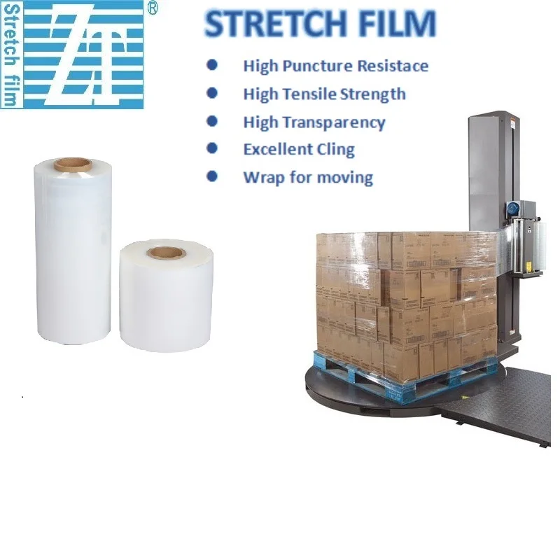 Стрейч-пленка для перемещения упаковки поддонов или фиксации предметов во время транспортировки