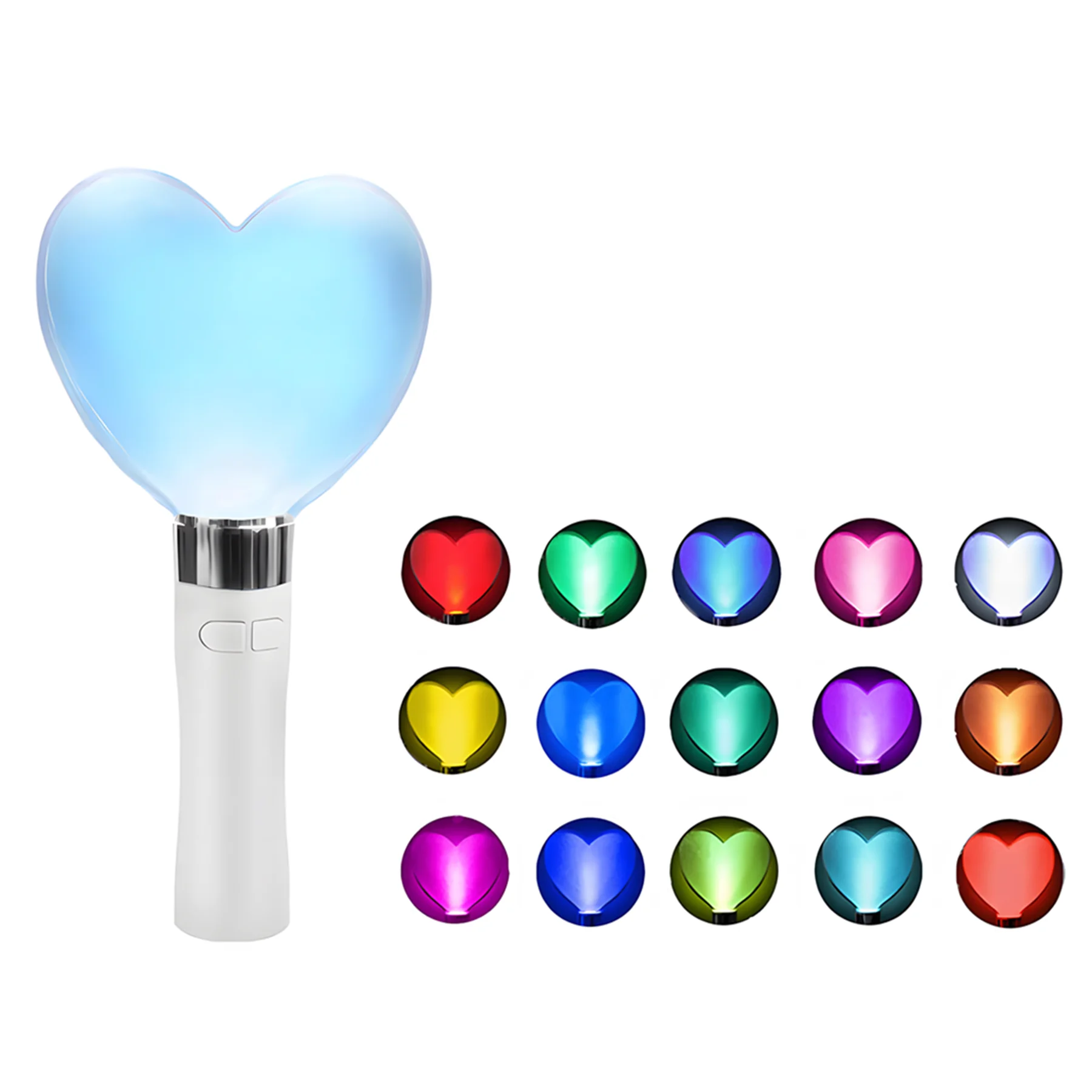 richshining Star Heart-Shaped K-Pop Light Stick Concert Parties World Tours Ramadan Graduation Bar Occasions-Japanese Market