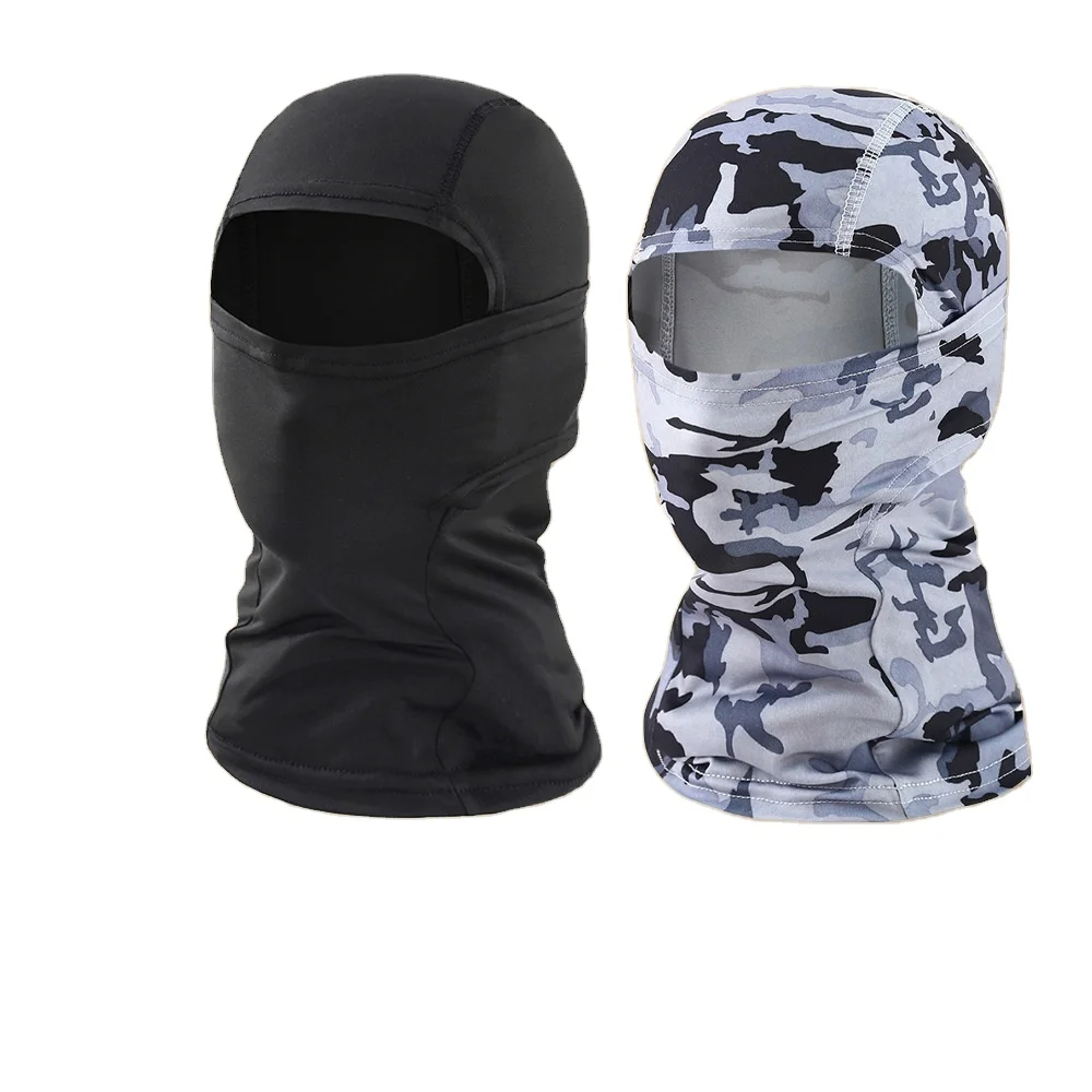 Оптовая продажа уличная велосипедная Солнцезащитная шелковая маска Пылезащитная Балаклава с капюшоном на заказ дышащая быстросохнущая маска на заказ