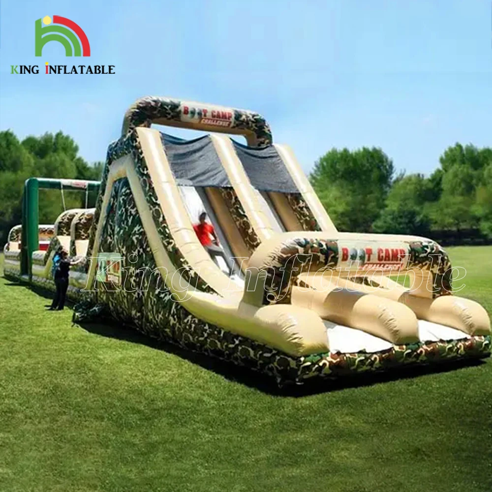 Boot Camp Giant Inflatable Obstacle Course Commercial For Hire