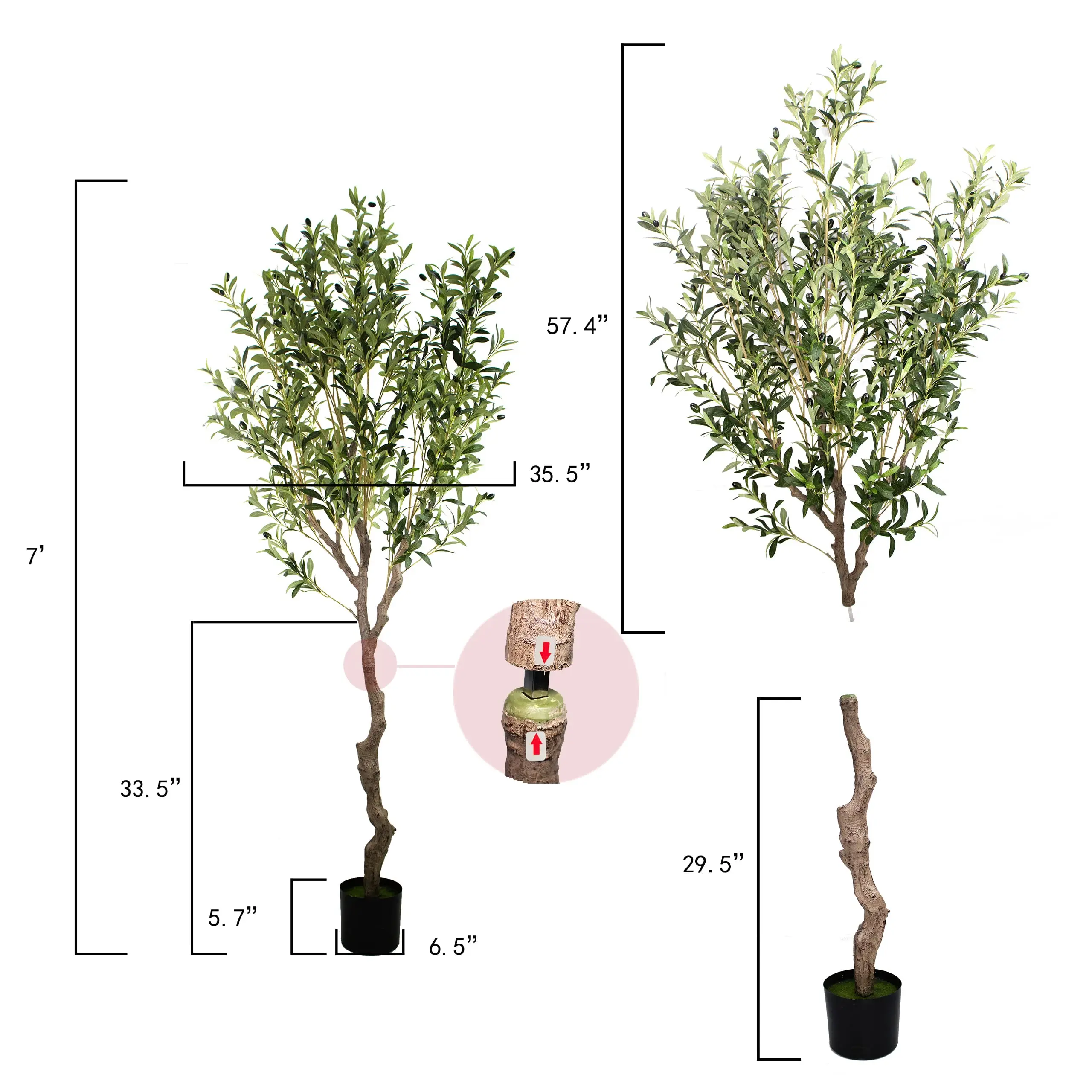 New Design Wholesale Artificial Olive Tree Fake planta Faux Olive Tree Plant for Home Office Shopping Mall Store Decoration