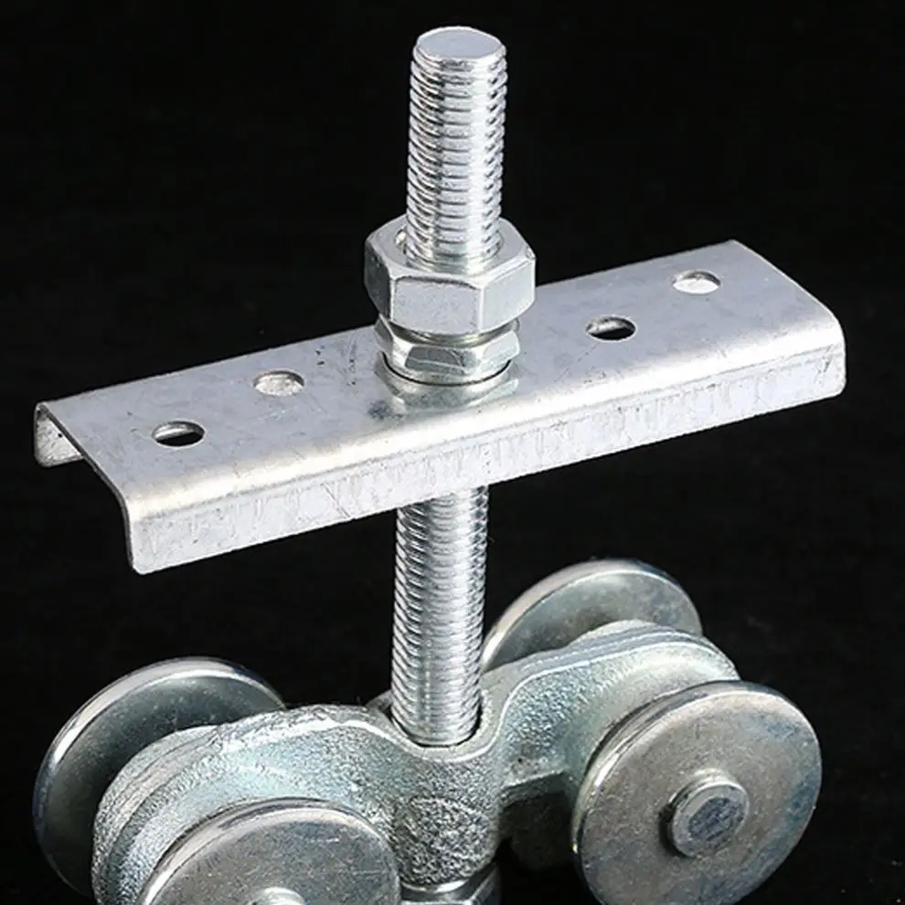 Heavy-duty Sliding Door Pulley Bathroom Kitchen Barn Door Hardware Rollers Wooden metal Door Hanging Pulley 1 SET