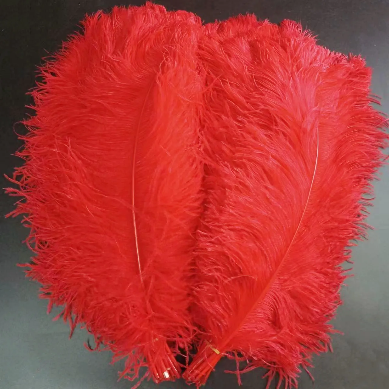 Высокое качество 70-75 см большие толстые страусиные перья крылья окрашенные карнавальные для свадебного украшения танцевального костюма самбы