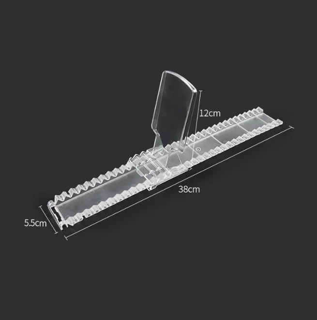 Automatic Shelf divider Shelf separator for Supermarket Mounting clamp Shelf support stands Supermarket baffle
