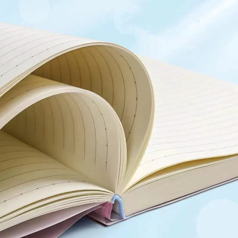 A4 notebook ultra-thick 400-page oil painting plastic sleeve book ins wind thickened diary soft leather large-capacity horizonta
