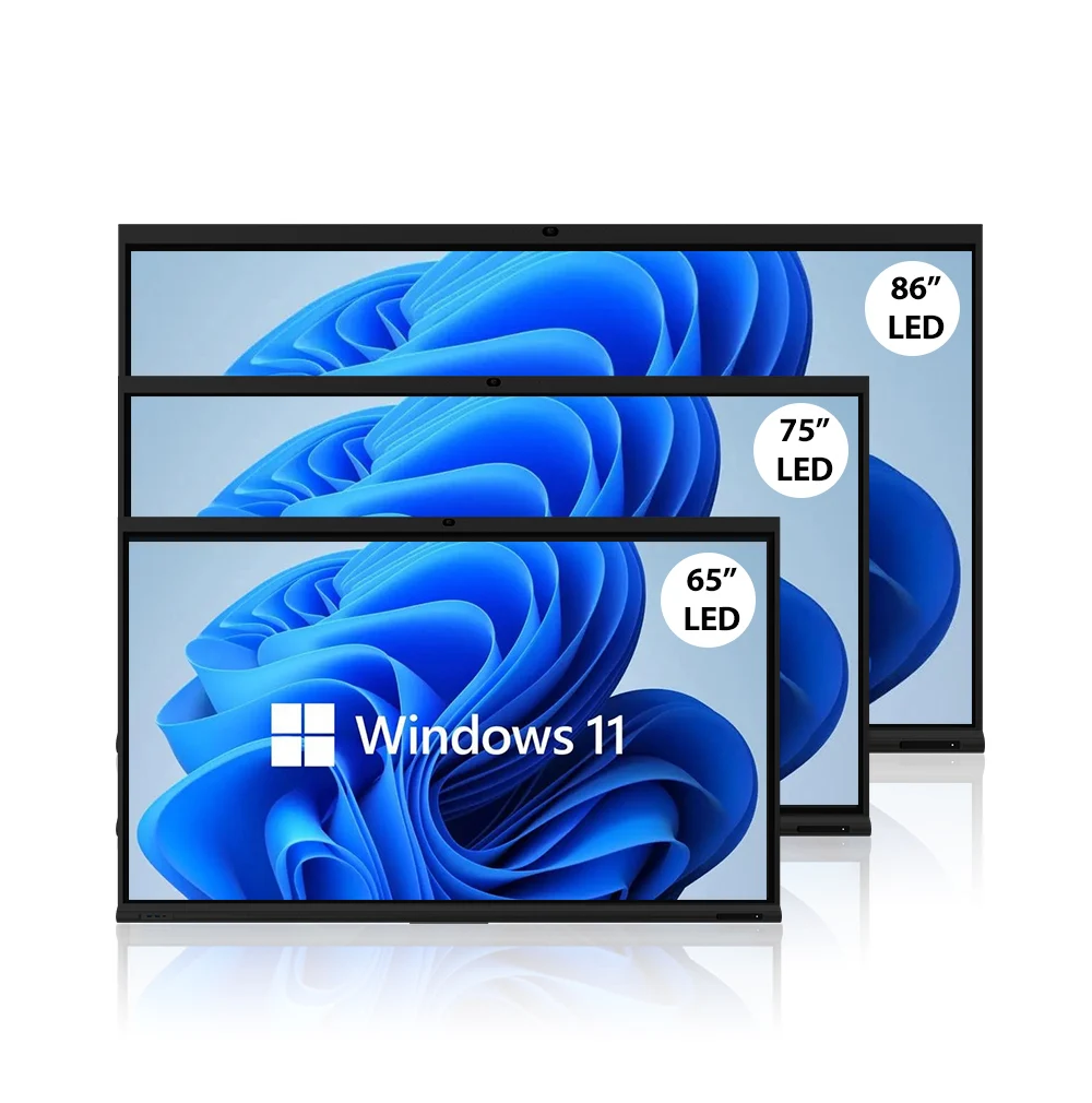 High Resolution Wireless Projection Screen Smart TV digital panel for  conference Electronic interactive whiteboard