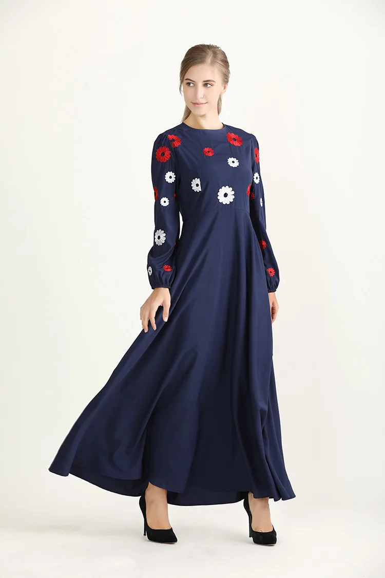 
European fashion summer long dress maxi dress Spring plus size dresses 