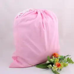 Big 50x60cm solid waterproof PUL laundry bag reusable wet diaper bag pail liner leakproof travel drawstring bag with toggle