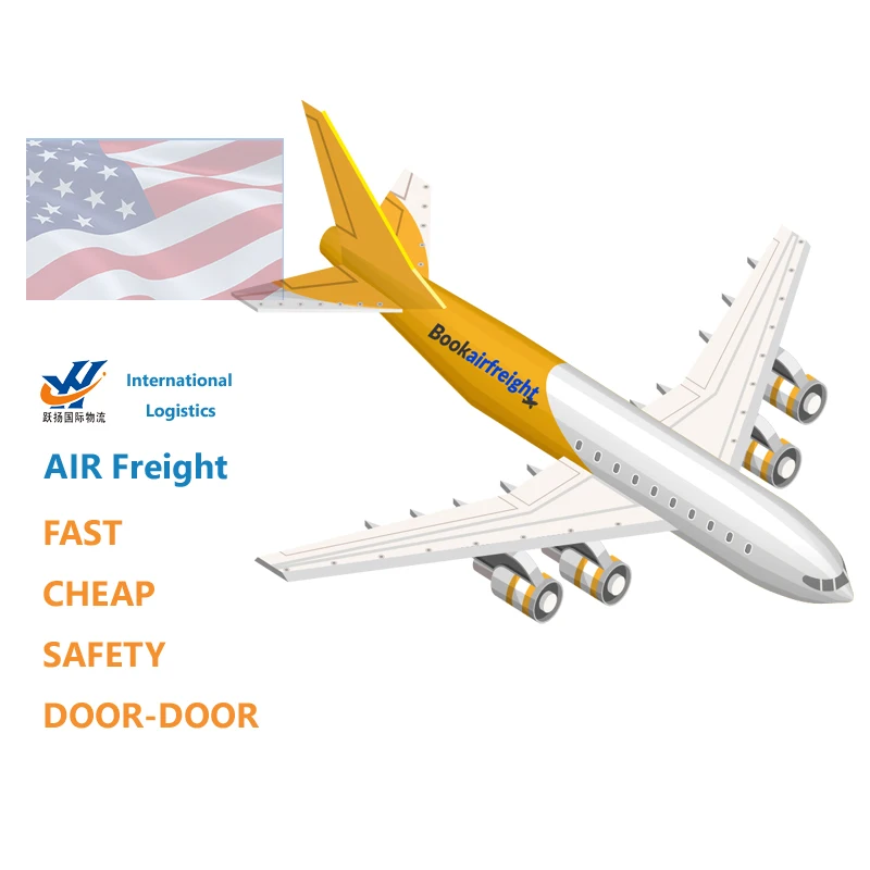 Fast DDP Air Shipping Service from China to USA Door to Door Shipping Customs Tax included with Insurance