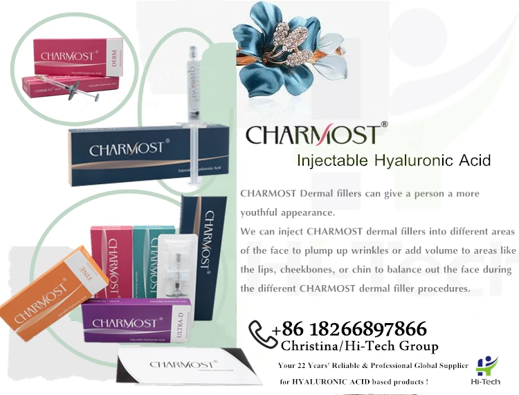 1ML 2ML 10ML Charmost Body filler Subskin Cross Linked Injection Hyaluronic Acid Dermal Filler For Breast Penis Butt enhancement