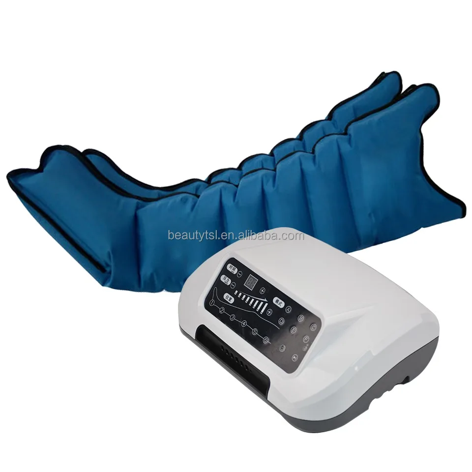 8 Chambers Air Compression Recoery Boots with DVT Sleeves Leg Arm Foot Therapy System Lymphatic Drainage Machine