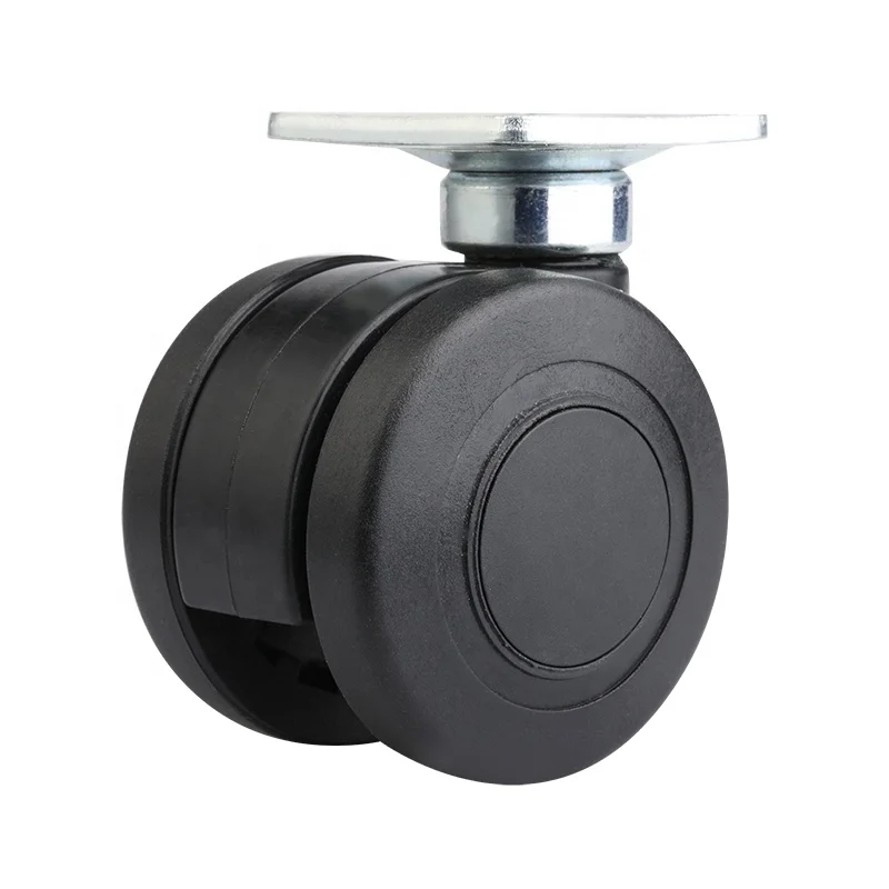 Guangdong  Low Freight Red 2 3 Inch Swivel Total Brake Trolley Locking Lihgt Duty PU 35-65KG Load-bearing Furniture Caster Wheel