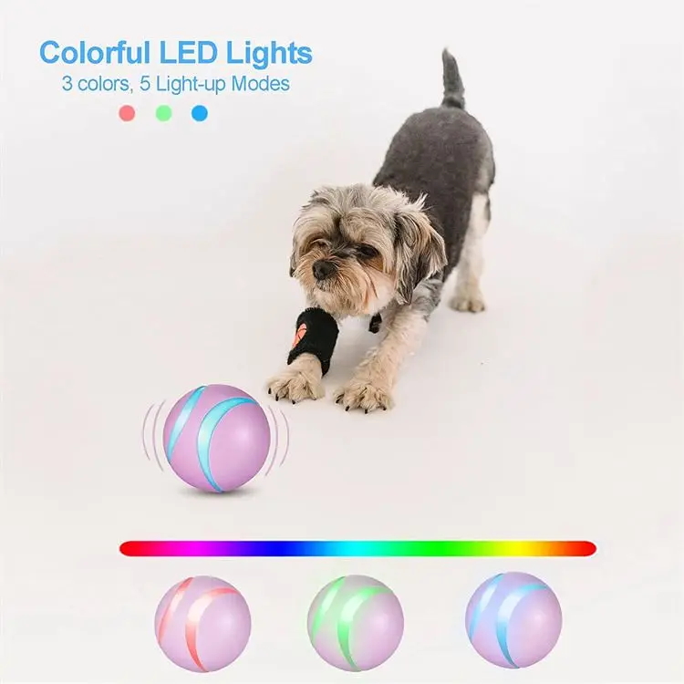 Dog toys pet accessories remote control automatic rolling interactive teasing cat toys interactive ball